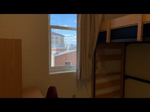 ASMR Tapping Around My (Empty) Dorm Room