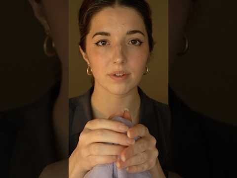 #ASMR Plastic wrap + towel sounds #relax #tingles