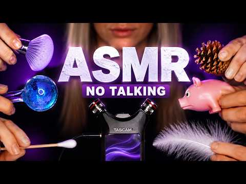ASMR No Talking on Tascam Mic ✨ Deep Sleep Triggers
