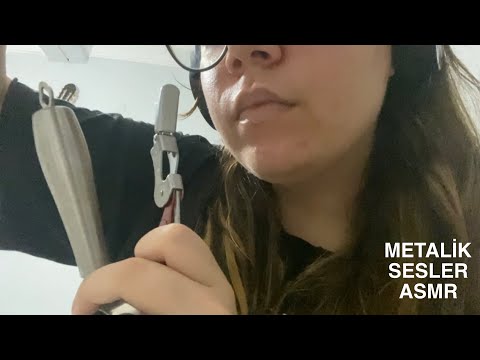 pov: robotsun ve seni tamir ediyorum asmr (türkçe asmr) metal sesleri, yüz triggerları