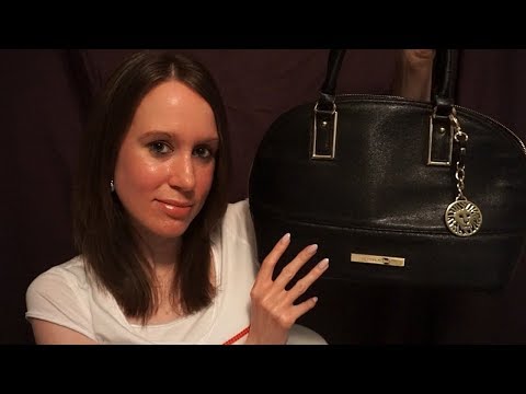 ASMR What's In My Bag [Tapping, Scratching, Crinkles, Whispering AND MORE]