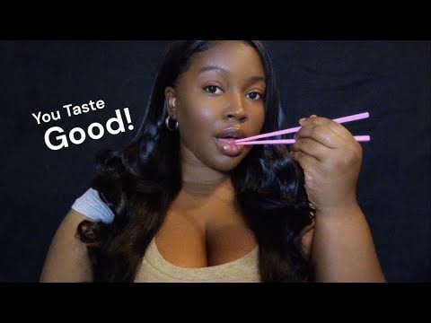 Eating Your Face ASMR (spoon, chopsticks, fingers)