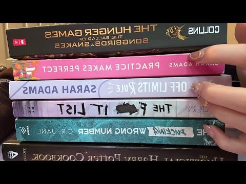 ASMR Tingly Book Triggers! (Tapping, Tracing, Page flipping)