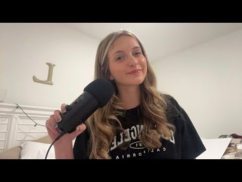 ASMR Pure Whisper Ramble (College life updates)