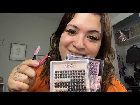 ASMR| Eyelash Extensions Roleplay- Screen triggers & Personal Attention