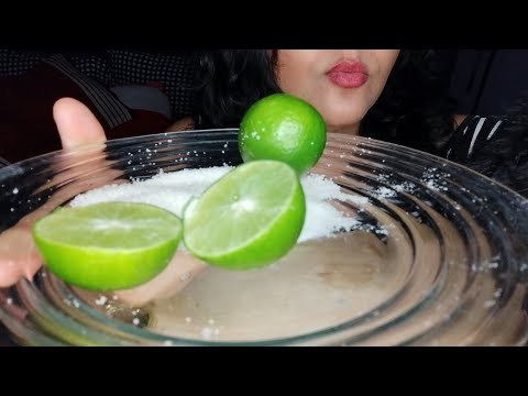 ASMR con limón y azúcar