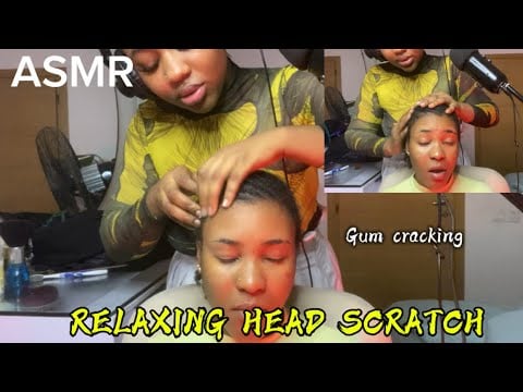 ASMR💫RELAXING HEAD SCRATCH 