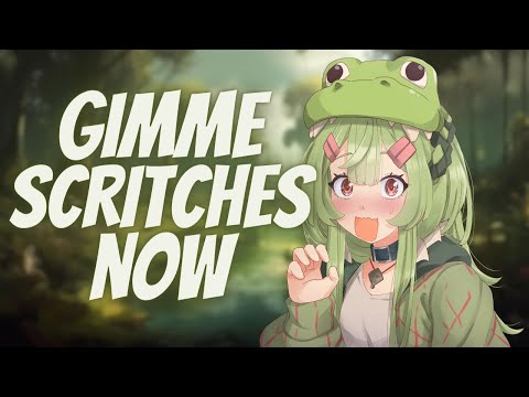 Cute gator girl begs you for back scratches (F4A) [ASMR] [Tsundere] [Layered triggers] [Scritches]