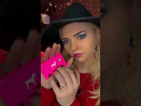 Pink Credit card tapping ASMR 💕