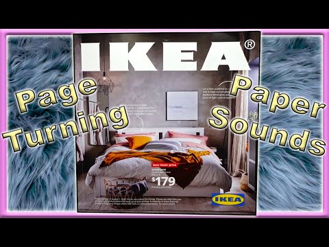 ASMR | Ikea Catalog | Page Turning | Paper Folding | Paper Sounds | No Talking