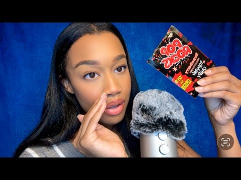 ASMR Mouth Sounds With Pop Rocks in My Mouth 👄💥