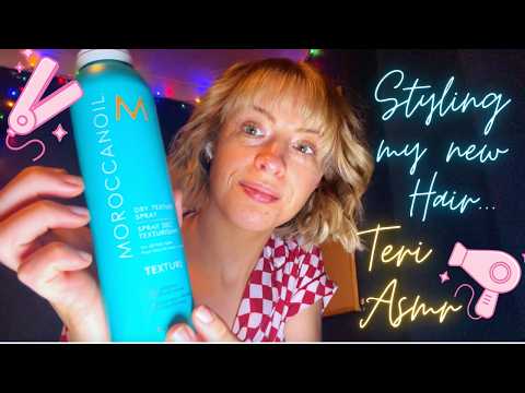 [ASMR] Styling my new hair style | Teri ASMR