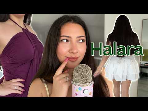 ASMR Haul ♡ Trying on clothes from Halara