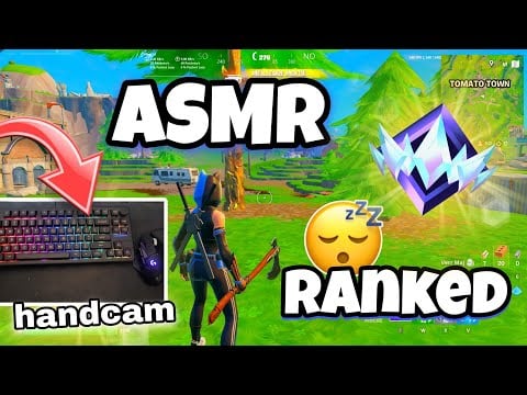 ASMR Français • Je te RELAXE en RANKED SUR FORTNITE AVEC LA HANDCAM 😴💤