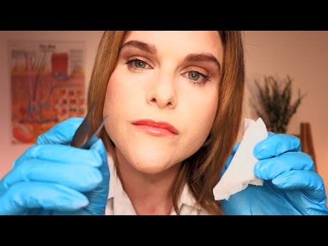 ASMR Dermatology Examination | Mole Check & Removal