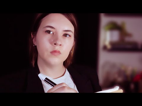 ASMR You Take A Polygraph Role Play (Questions, Writing, Instructions)