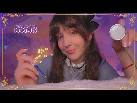 ⭐ASMR Tu ENFERMERA ✨te Cuida en tu CAMITA☁️ [Sub] Atención personal en Español cuando estás Enfermo