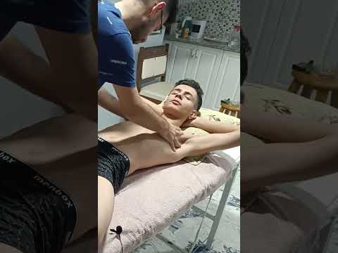 RELAXING TURKISH MASSAGE INCLUDING CHEST, ARM AND TICKLING #satisfying #relaxing #shorts #massage
