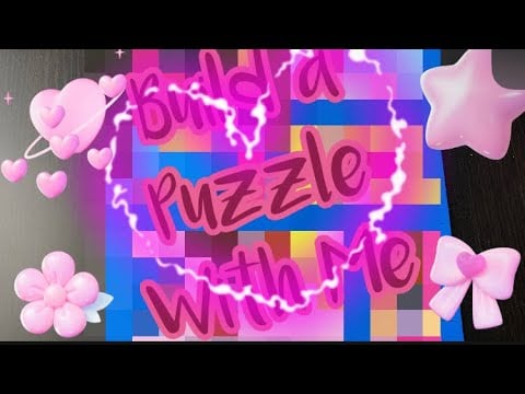 ASMR  Build a “Barbie” Puzzle With Me