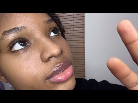 ASMR Gum Chewing ✨ Stroking Your Hair and Whispering RELAX