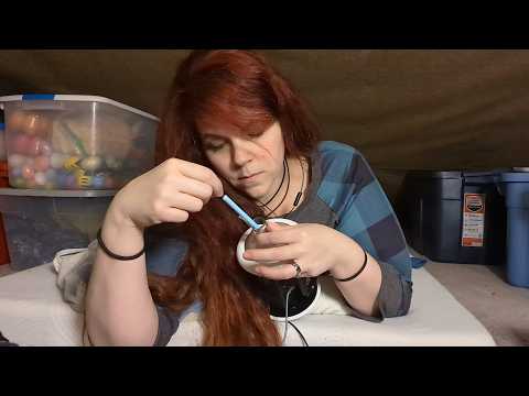 ASMR - Close Ear Triggers and Soft Spoken Rambling in The Attic