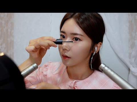 ASMR.sub 메이크업 하는 소리 | 메이크업 트리거 | 간지러운 속삭임 | Sounds of doing my makeup