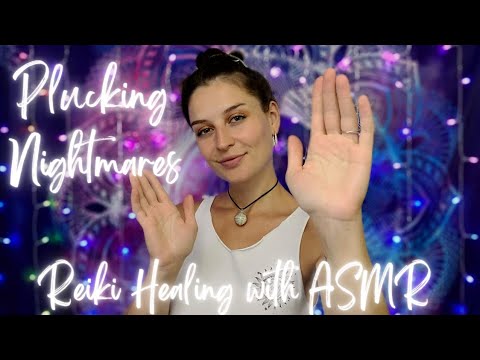 asmr reiki plucking and pulling nightmares ~ removing negative blocks for sleep and relaxation