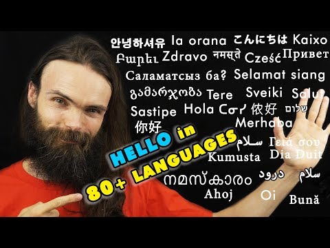 How to say HELLO in 80+ languages (ASMR Whispers)