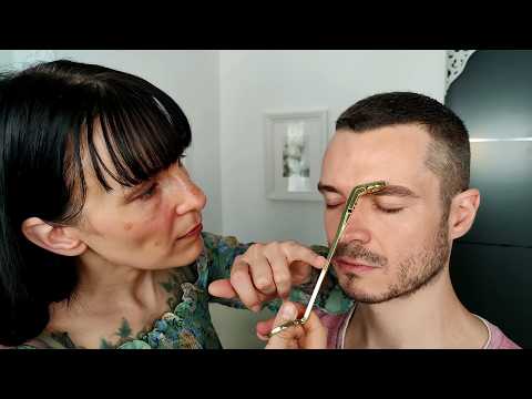 Eyebrows & Beard Fresh Up ASMR