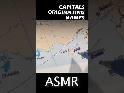 How Every European Capital Got its Name | #asmrhistory #asmrtracing
