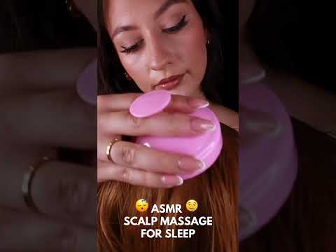 ASMR Scalp Massage For Sleep 😴  #asmr #relax #personalattention #scalptreatment #massage #sleep