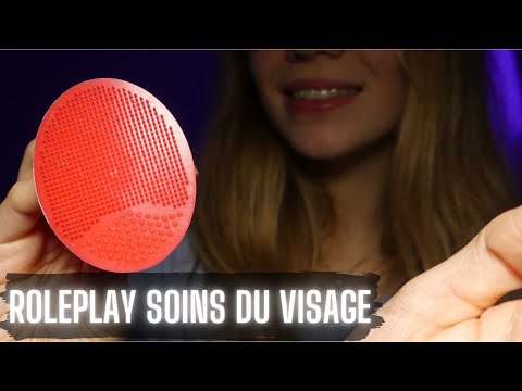 ASMR ROLEPLAY SPA 👉 Soins du visage 🧼 (skin inspection, massages, bruits de gants, face touching...)