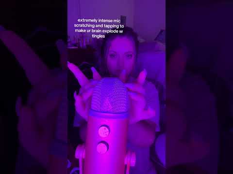 TINGLIEST MIC SCRATCHING IN THE WORLD 🌎 #asmr #micscratchingasmr #asmrforsleep #sleep #relax #fyp