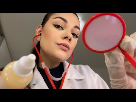 ASMR POV: MÉDICA CARINHOSA FAZ EXAMES EM VOCÊ (LOOP)