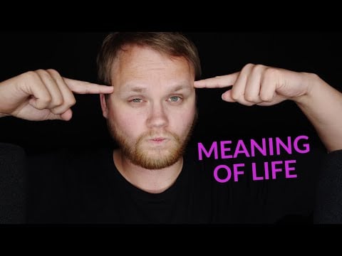 ASMR Meaning of life explained to you by the guy you are stuck with in the thunderstorm.