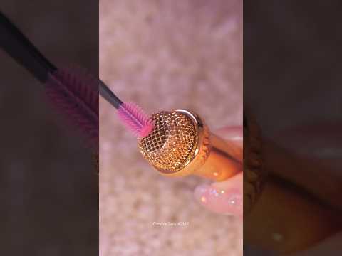 ASMR Satisfying Gold Tiny Mic Triggers #asmr #shorts #asmrshorts