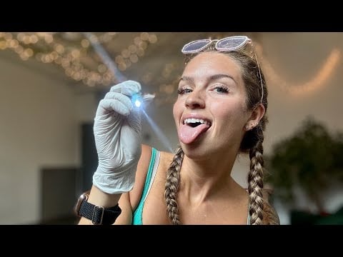 ASMR - MOUTH CHECK 