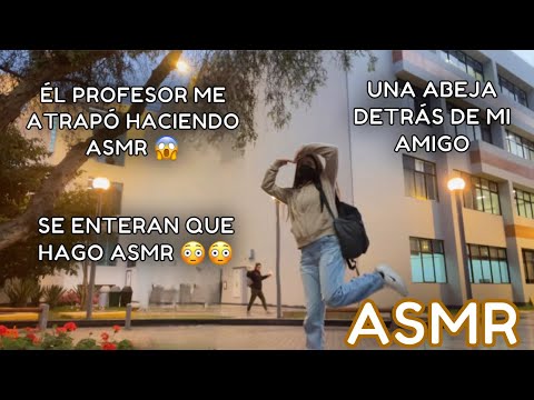 ASMR VLOG ESPAÑOL / ASMR UN DÍA muy RANDOM CONMIGO EN MI UNIVERSIDAD / PASA DE TODO