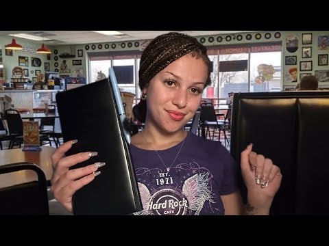 Roleplay ASMR | Southern waitress takes your order + gives advice