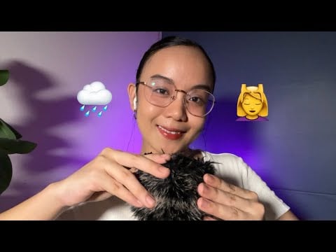 ASMR HEAD MASSAGE while raining 💆‍♀️🌧️