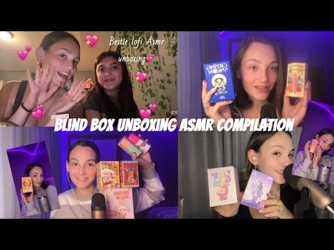 Blind Box ASMR Unboxing Compilation ✨(pop mart and Sonny Angel) 