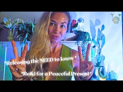 ASMR Reiki for a Peaceful Present 🌙✨ | Let Go, Trust the Unknown, Sound Healing Crystals Meditation