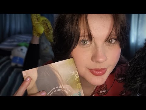 ASMR| Reading you to Sleep (Whispering, Clicky mouth sounds) 📚