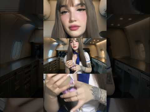 Bloopers ASMR 😭 Clumsy flight attendant roleplay #asmrsounds #asmrsleep #asmroleplay