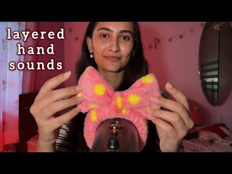 Asmr Layered Hand Sounds For Deep Sleep | asmr to quiet voices in your head