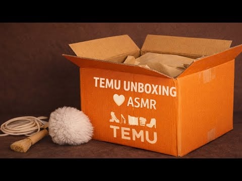 TEMU UNBOXING 🤍 ASMR | Relaxing Package Sounds 📦✨