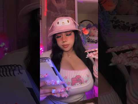 All PINK My Melody💖💕#asmr #asmrtingles #shorts