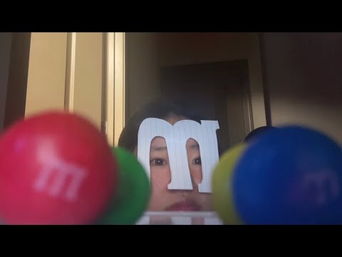 m&m begs you not to eat it! ASMR
