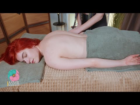 Graceful ASMR Massage on the Table by Anna