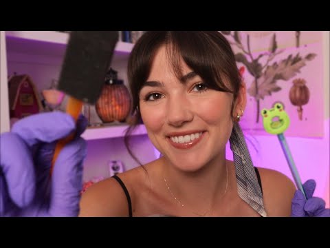 ASMR ┃ Pointless Inspection and Experiments on You (face exam, light triggers, random tests)